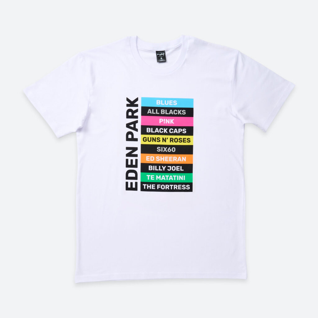 Eden Park adult tee major events