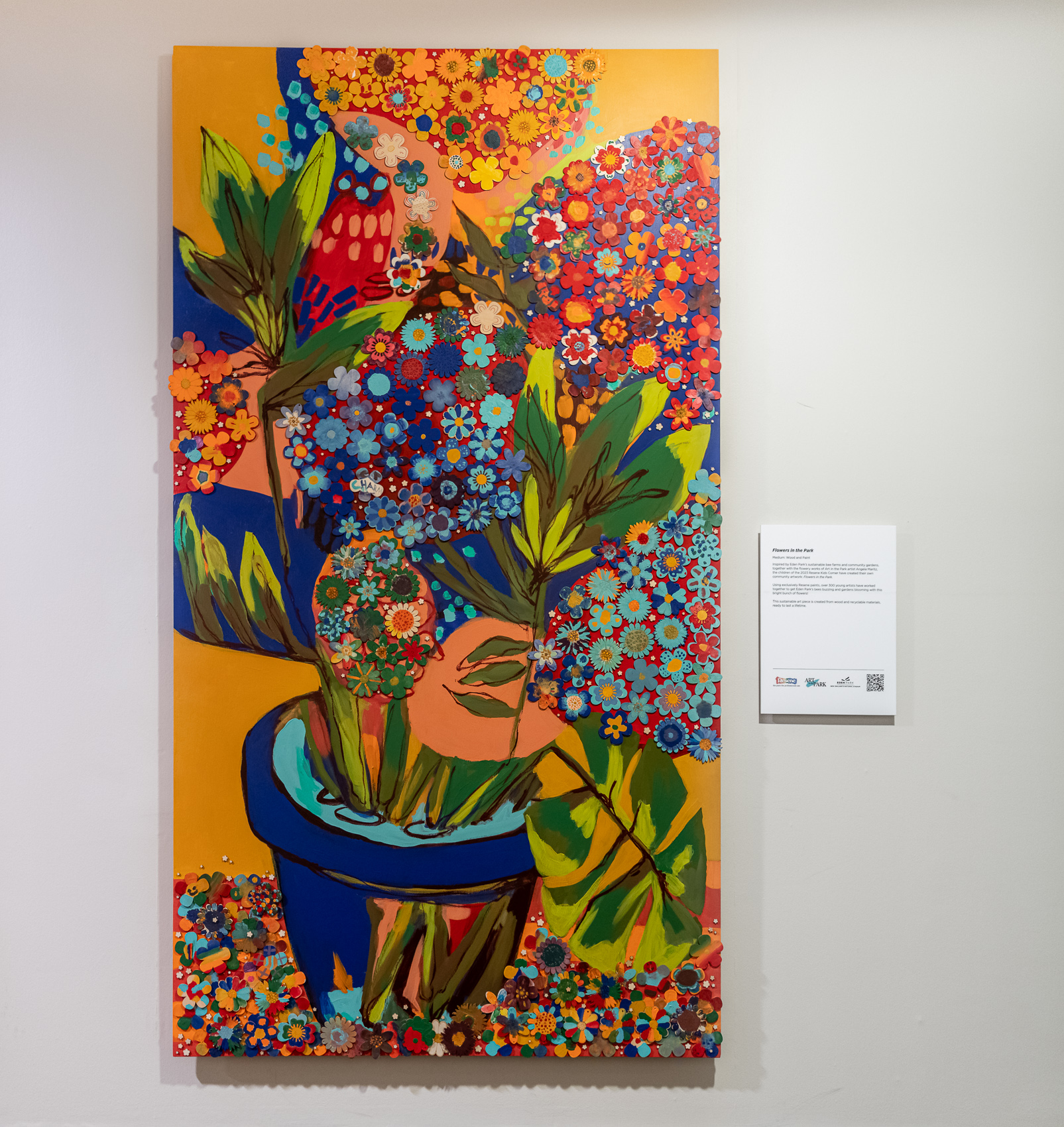 Eden Park art angela maritz flowers in the park