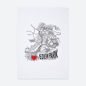 Eden Park tea towel auckland map