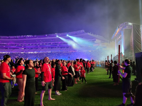 Eden Park makes history as GUINNESS WORLD RECORDS™ World’s Largest Haka is performed on the hallowed turf