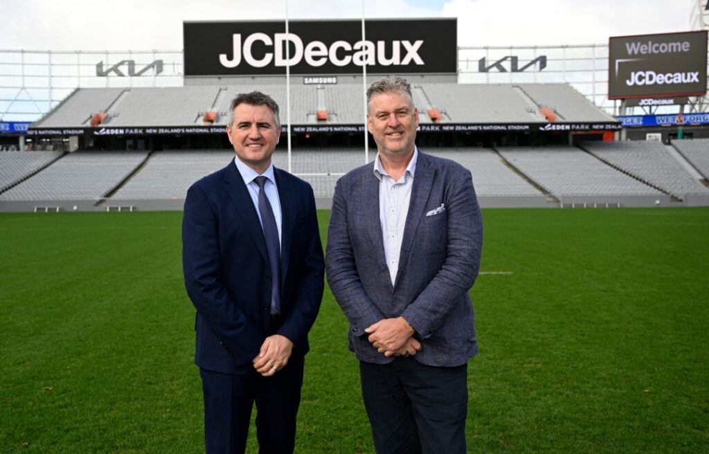 New Zealand’s National Stadium Eden Park partners with JCDecaux