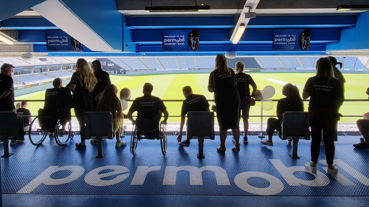 Photo showing the Permobil Comfort Zones at Eden Park