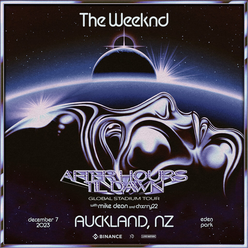 The weekend will start early with The Weeknd performing at Eden Park