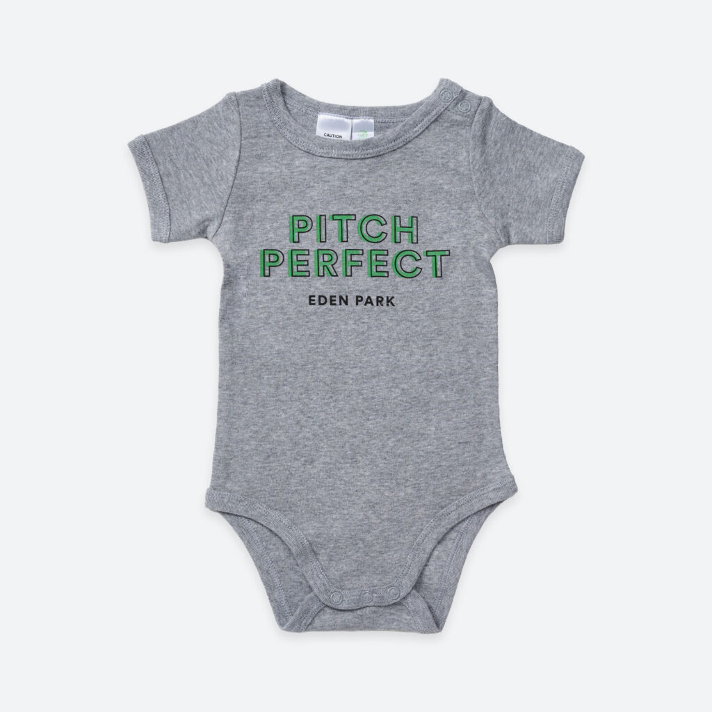 Eden Park baby onesie pitch perfect