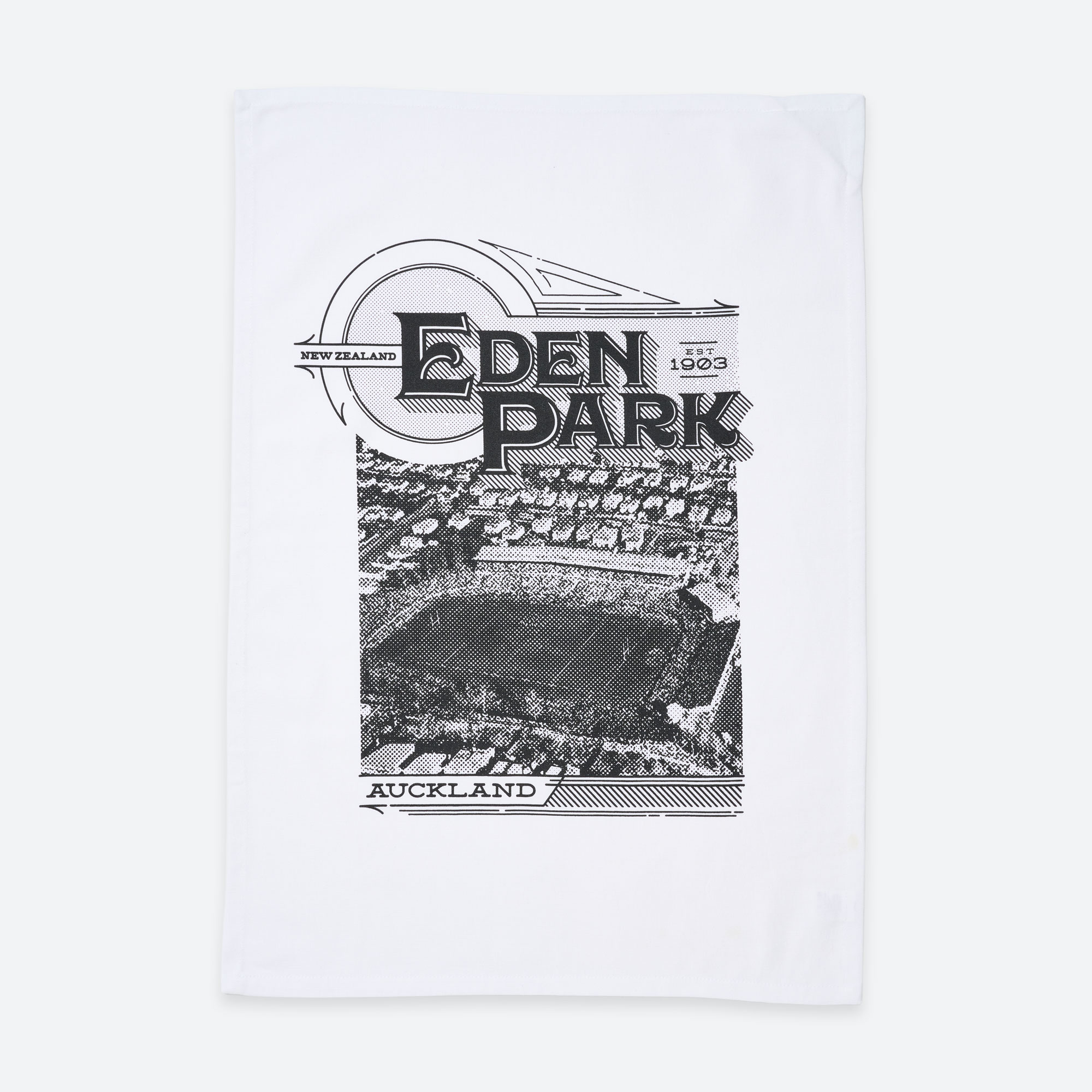 Eden Park tea towel 1903 dots