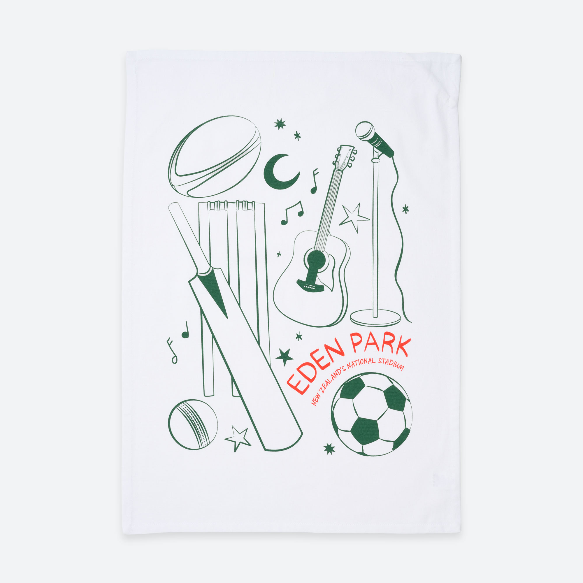 Eden Park tea towel illustrations