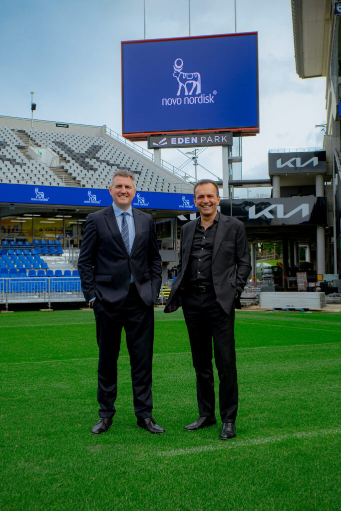 Eden Park announces global healthcare company, Novo Nordisk as new West Stand naming rights partner