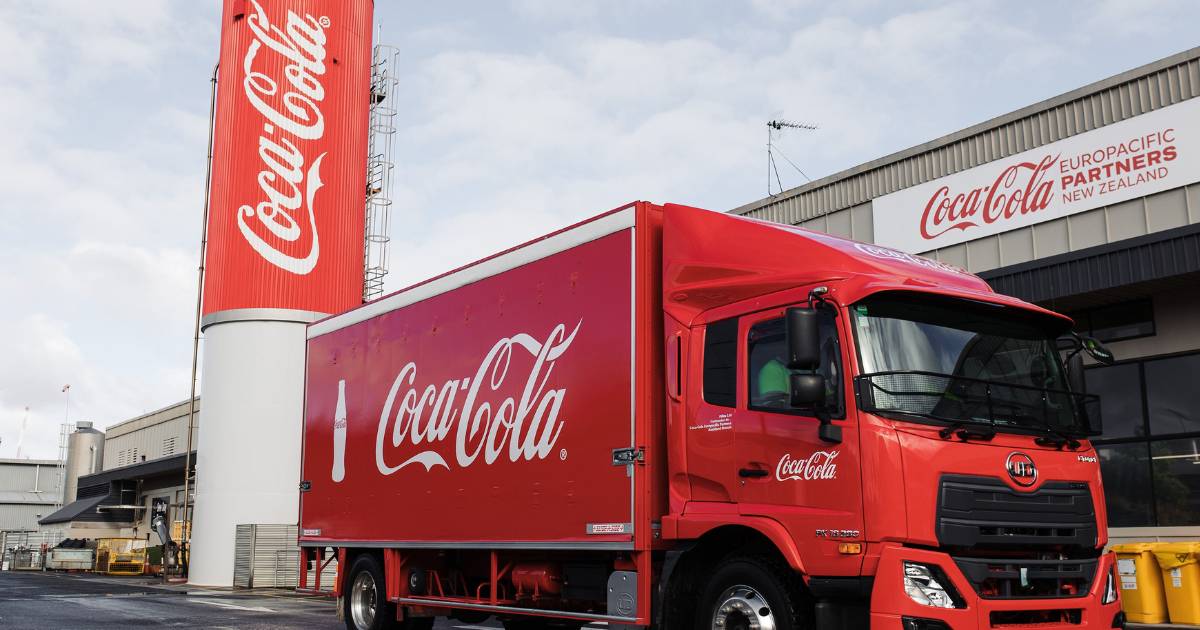 Coke truck Eden Park website