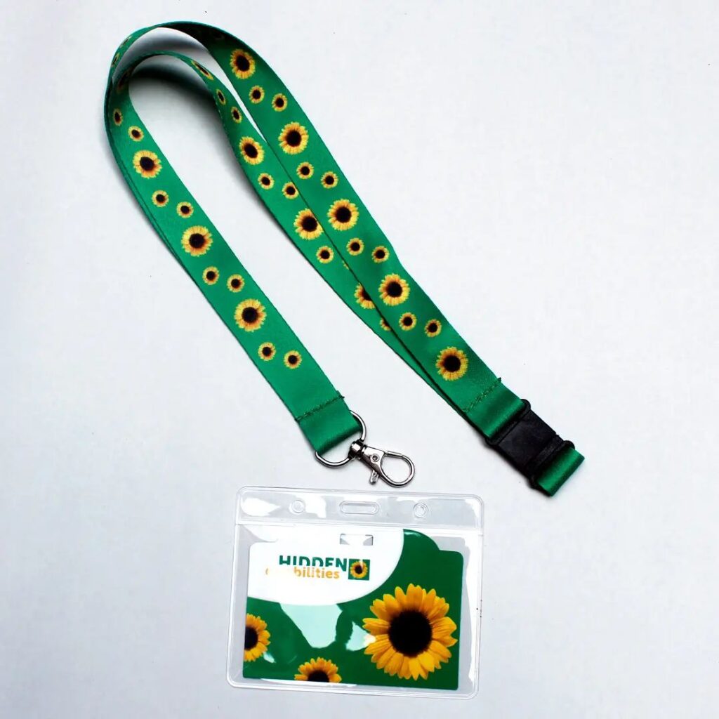 Sunflower lanyard